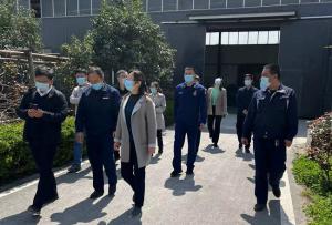 馬村區(qū)王婕區(qū)長帶領消防，安全等一行人員來我廠檢查指導工作